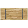 Voir la diapositive 3 : VIDAXL Dessus de table Bois de chene Rectangulaire 23 mm 120x60 cm