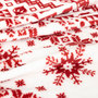 Voir la diapositive 3 : FEERIC LIGHT & CHRISTMAS Plaid de Noël motif Scandinave - 130 x 180 cm - Rouge