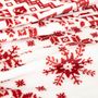 Voir la diapositive 3 : FEERIC LIGHT & CHRISTMAS Plaid de Noël motif Scandinave - 130 x 180 cm - Rouge