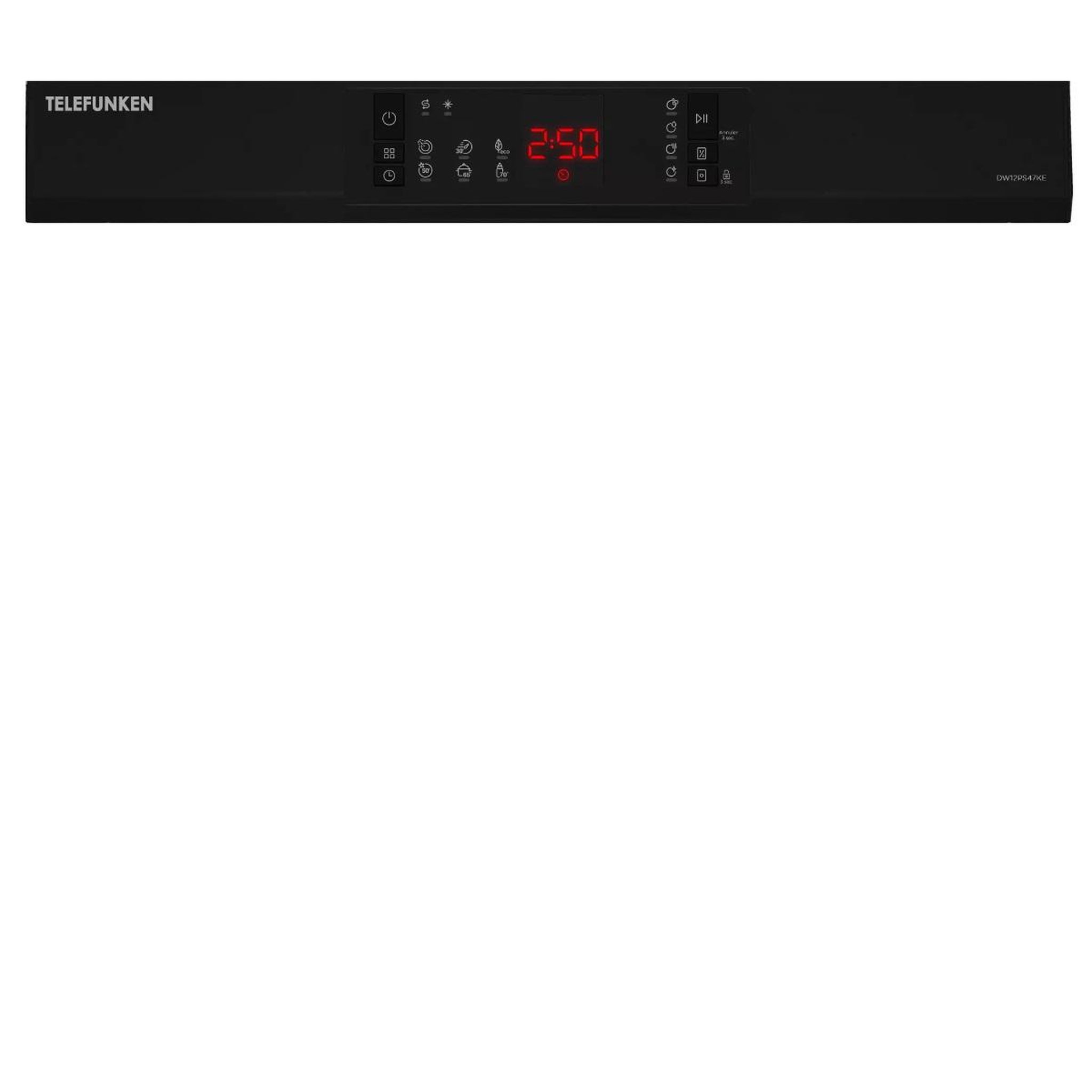 Voir la diapositive 5 : TELEFUNKEN Lave-vaisselle 60cm 12couverts 47db - dw12ps47ke