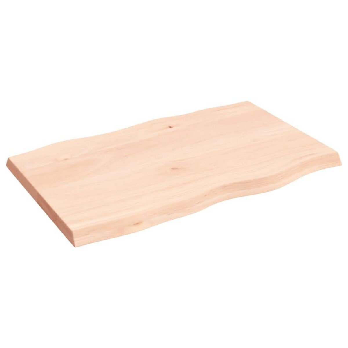 VIDAXL Dessus de table bois massif non traite bordure assortie