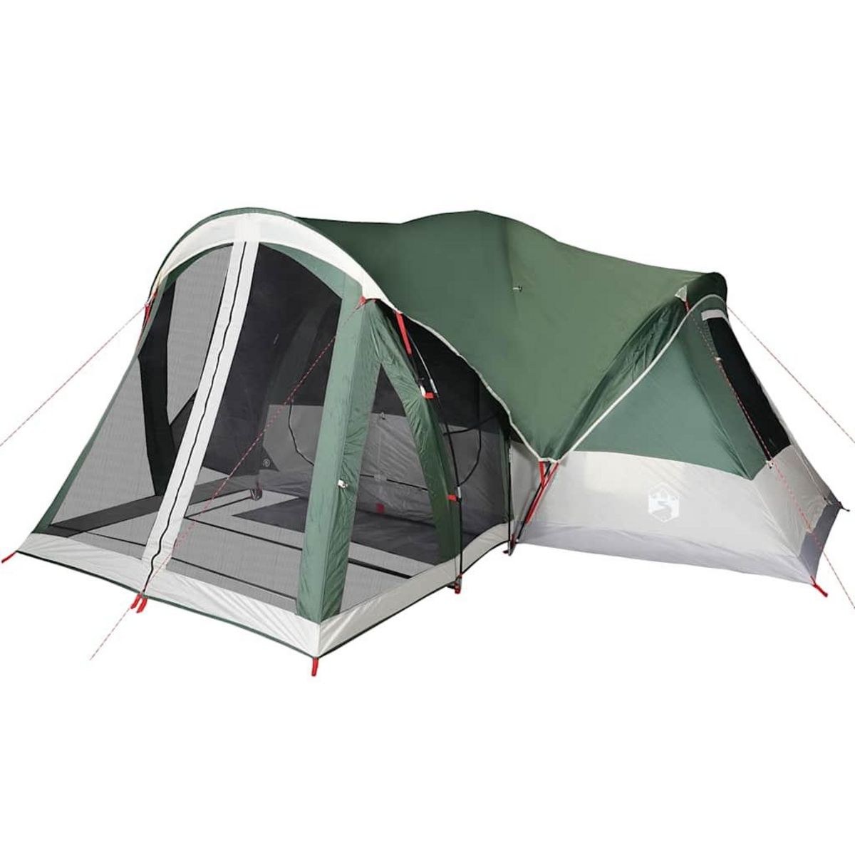 VIDAXL Tente familiale tipi 8 personnes vert impermeable