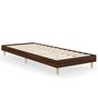 Voir la diapositive 2 : VIDAXL Cadre de lit sans matelas chene marron 75x190cm bois ingenierie