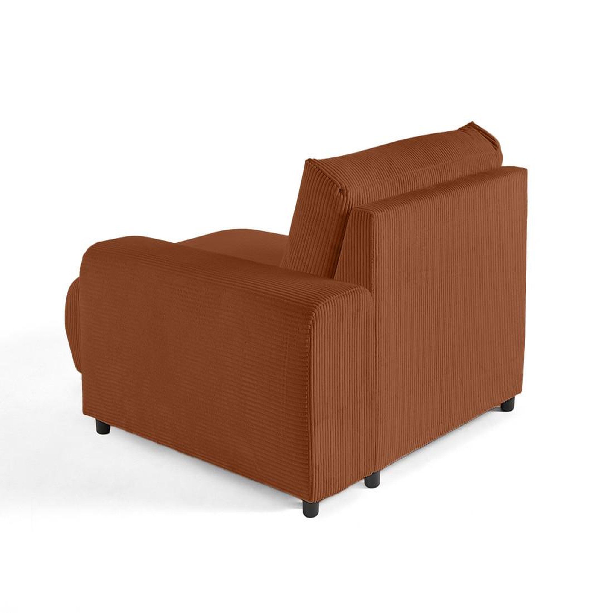 Voir la diapositive 4 : LISA DESIGN Garance - module d'assise méridienne droit - en velours côtelé
