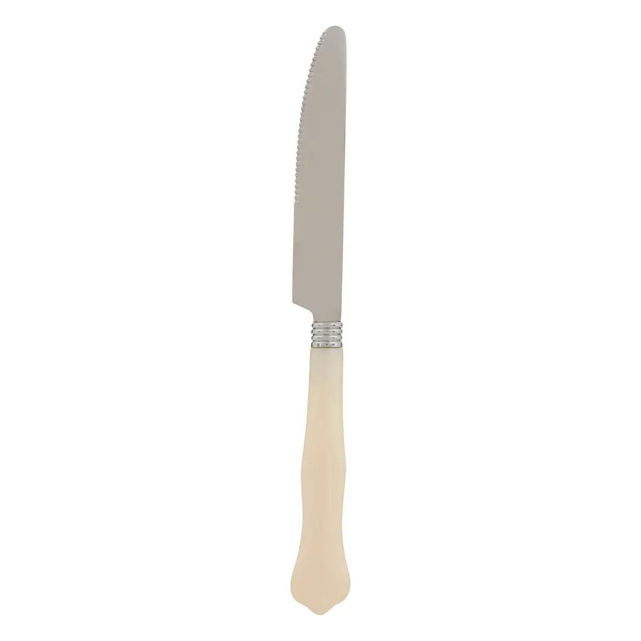Voir la diapositive 2 : SECRET DE GOURMET Ménagère 24 pièces design  belli  21cm ivoire