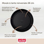Voir la diapositive 4 : ZENKER Moule à tarte renversée 30 cm Zenker Black Metallic