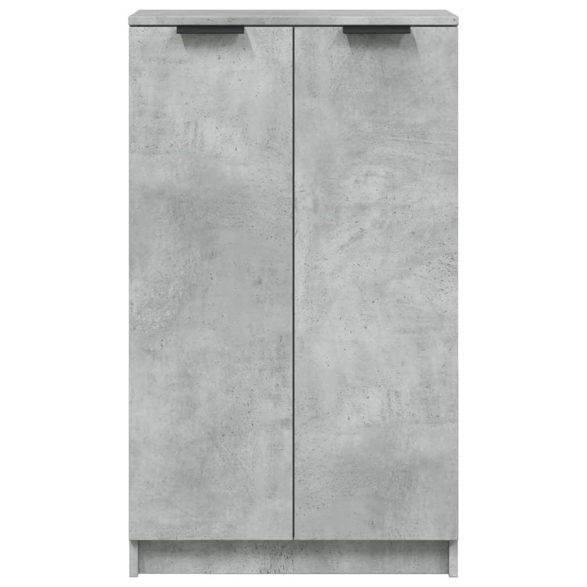 Voir la diapositive 4 : VIDAXL Armoire a chaussures Gris beton 59x35x100 cm Bois d'ingenierie