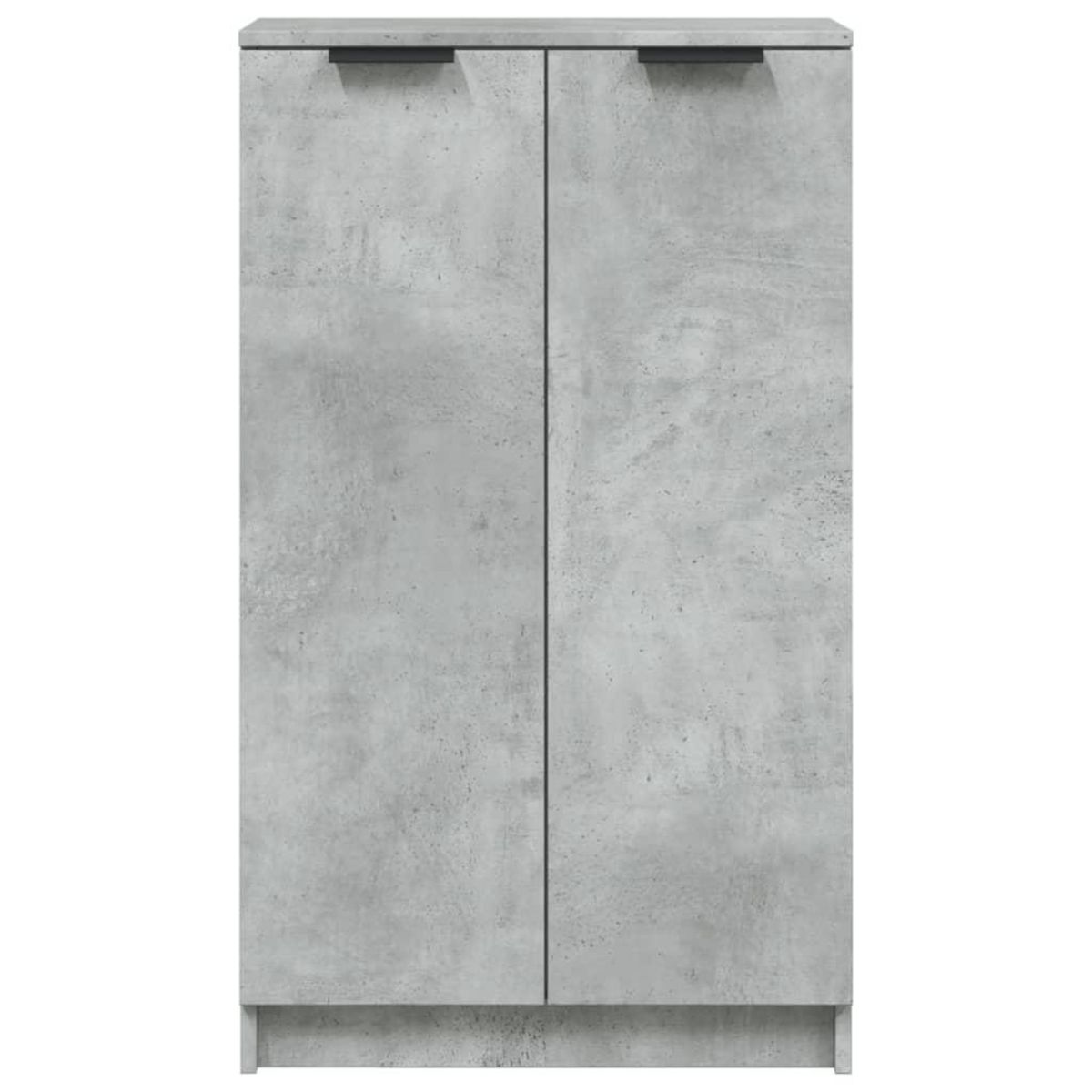 VIDAXL Armoire a chaussures Gris beton 59x35x100 cm Bois d'ingenierie