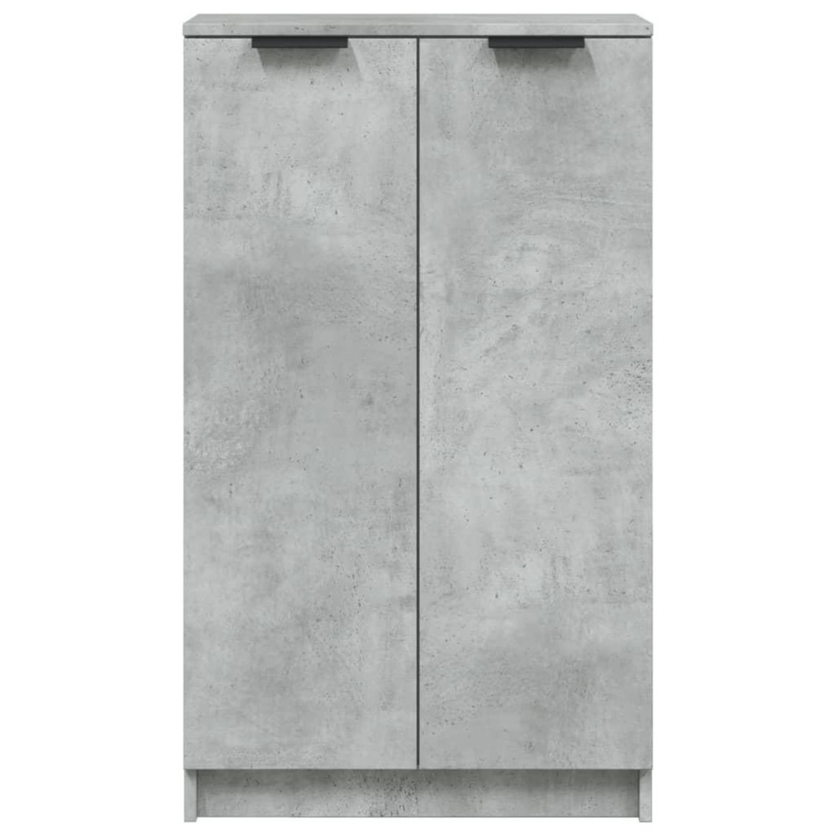 VIDAXL Armoire a chaussures Gris beton 59x35x100 cm Bois d'ingenierie