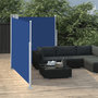 Voir la diapositive 3 : VIDAXL Auvent lateral retractable Bleu 140 x 600 cm