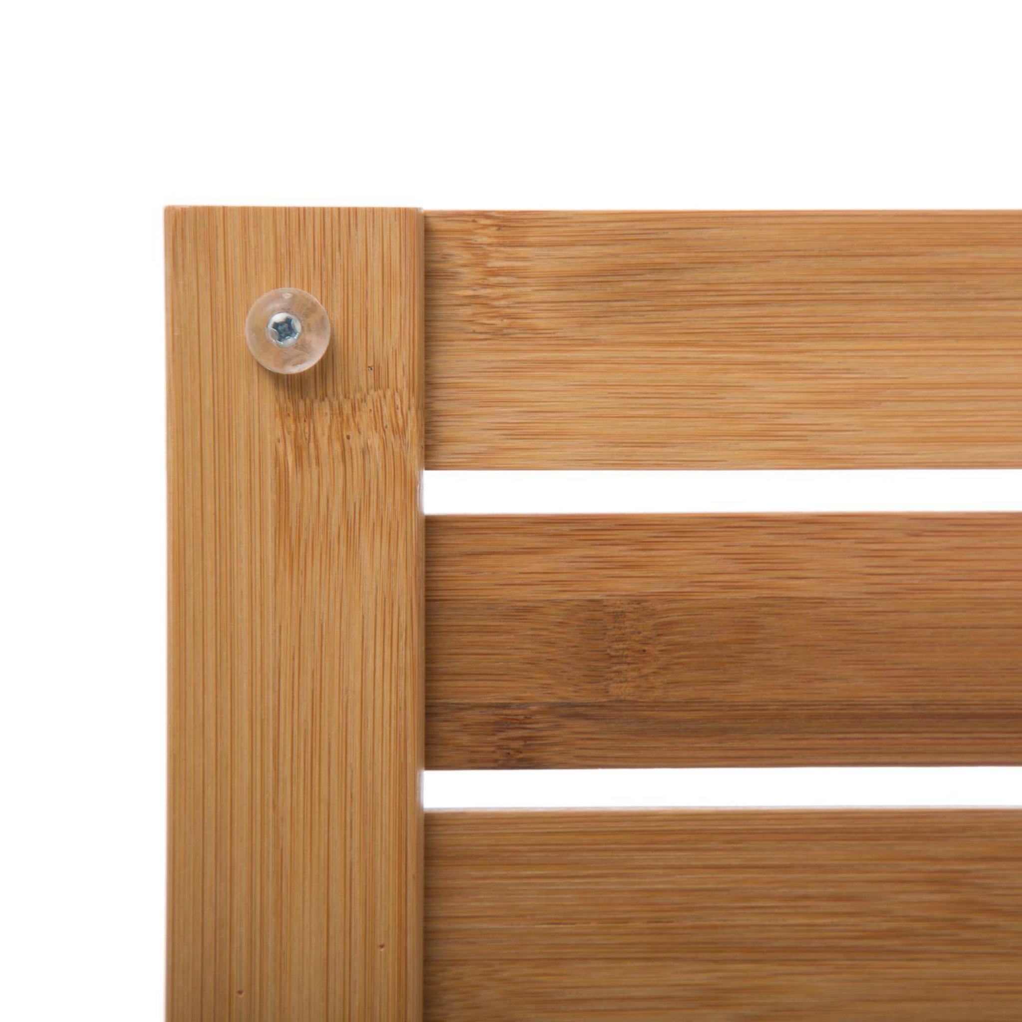Voir la diapositive 3 : FIVE Caillebotis design Bamboo - L. 53 x l. 36 cm - Marron