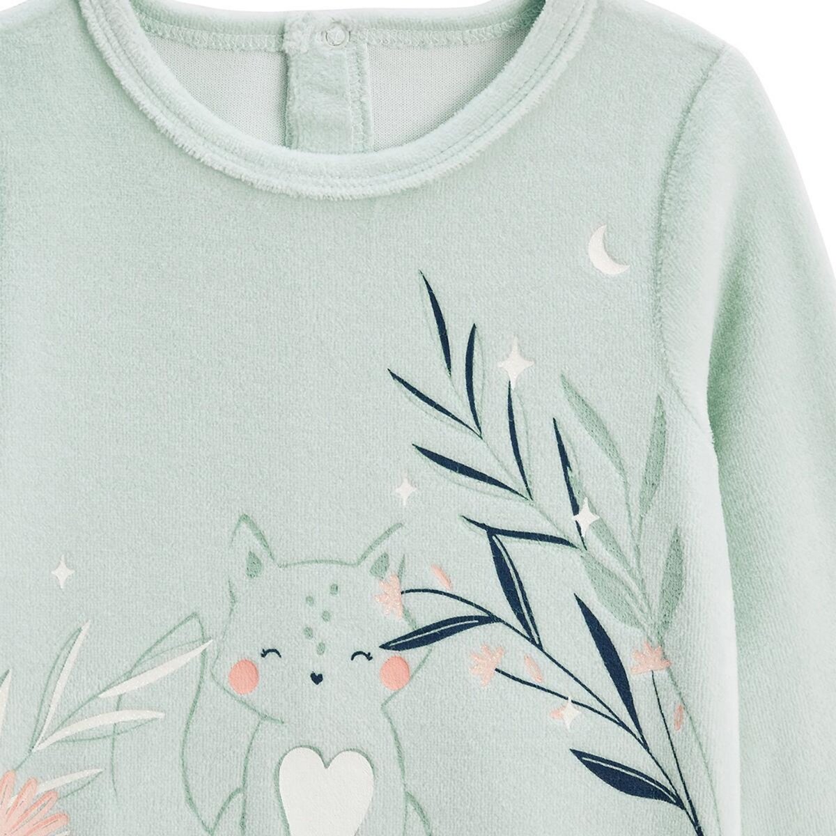 Petit Béguin Lot de 2 pyjamas bébé en velours Dina