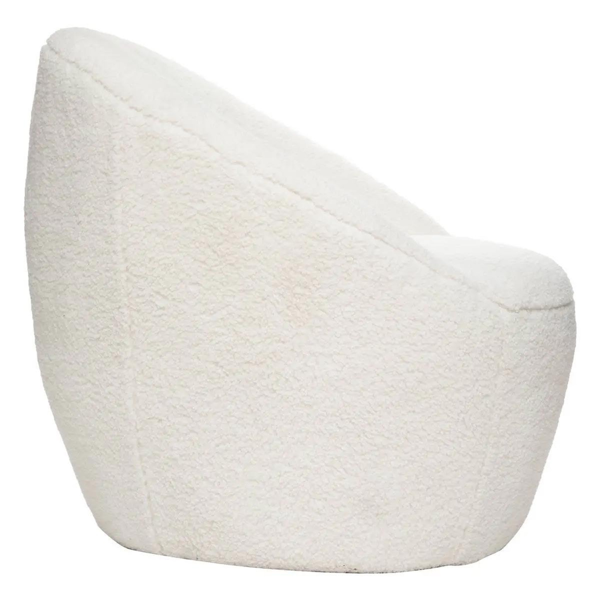 Voir la diapositive 2 : ATMOSPHERA Fauteuil design  romi  77cm blanc