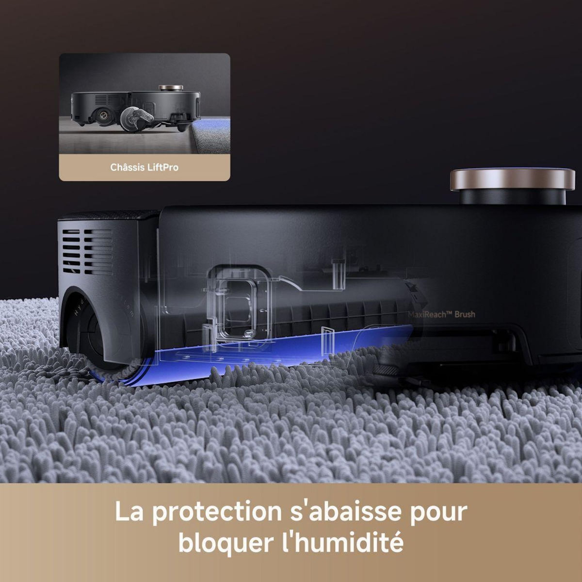 MOVA Robot Aspirateur Laveur Z60 Ultra Roller Complete