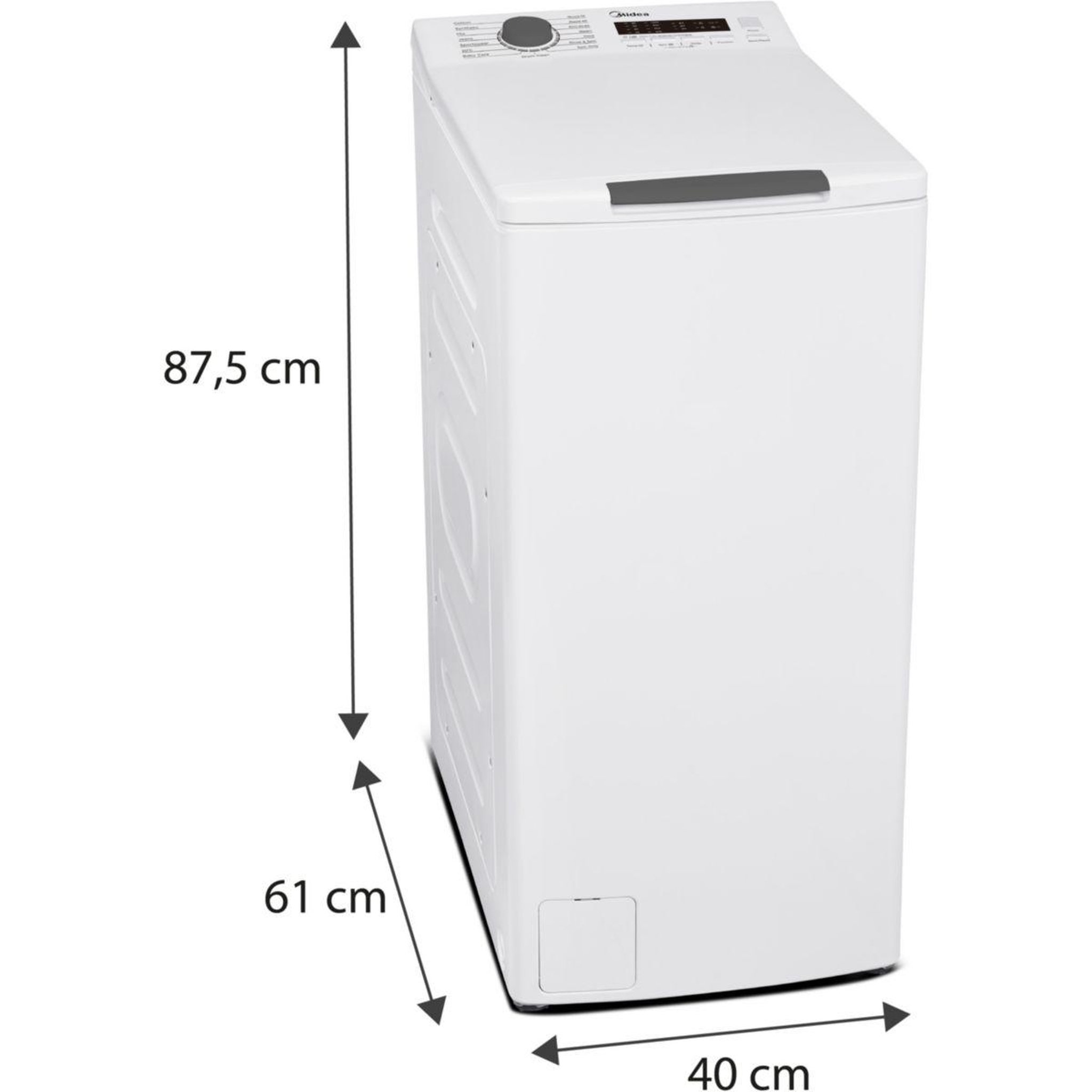 Voir la diapositive 5 : Listo Lave linge top lt612l1b