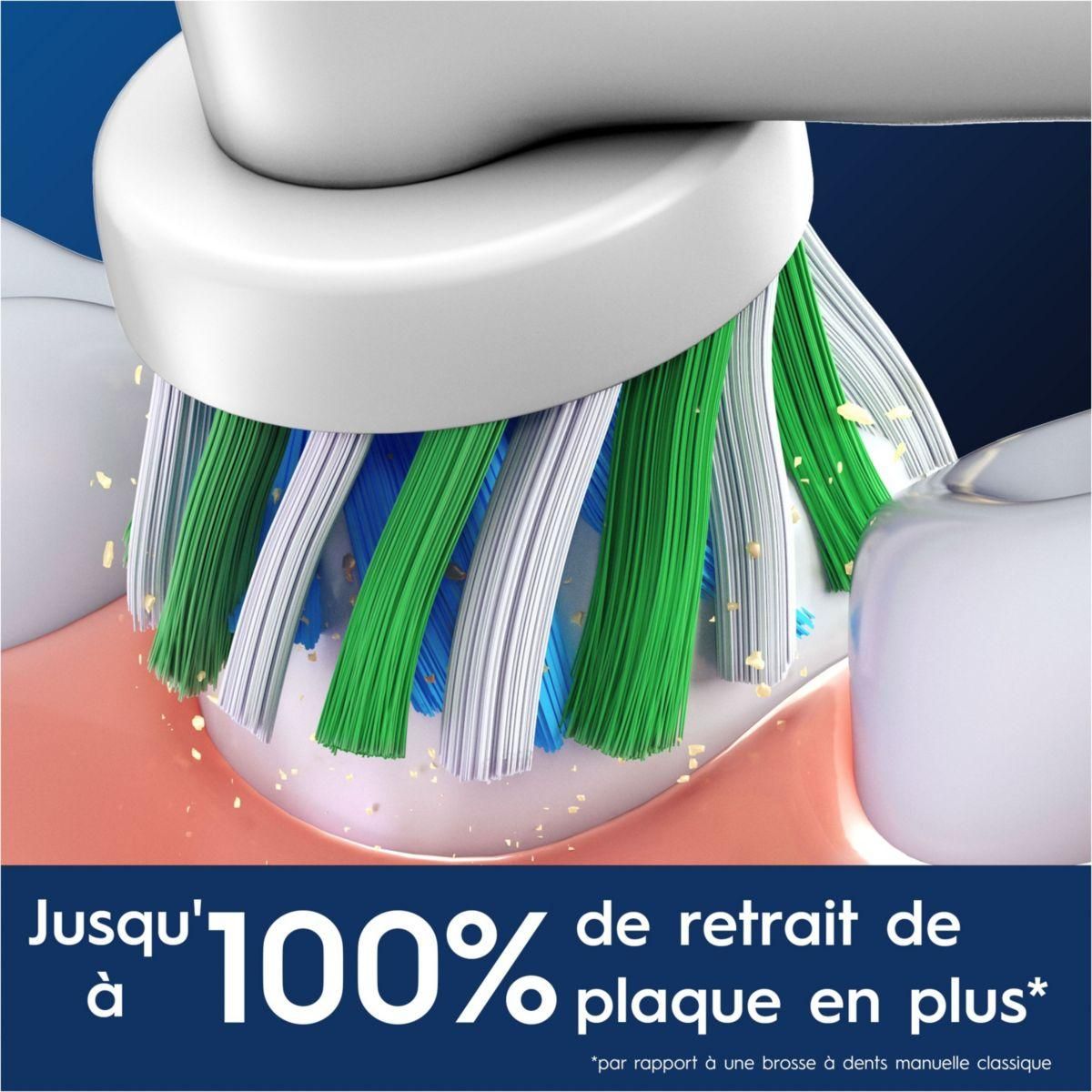 ORAL B Brossette dentaire CrossAction X-Filaments 8er FFU