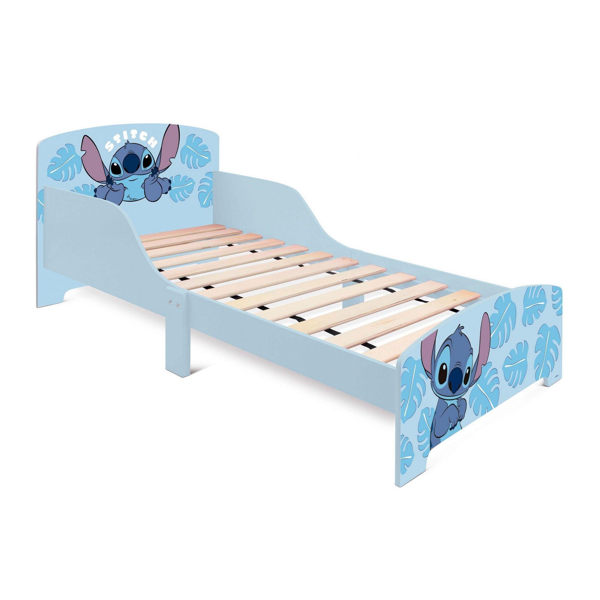 DISNEY Lit enfant lilo & stitch 70x140 cm - mdf bleu