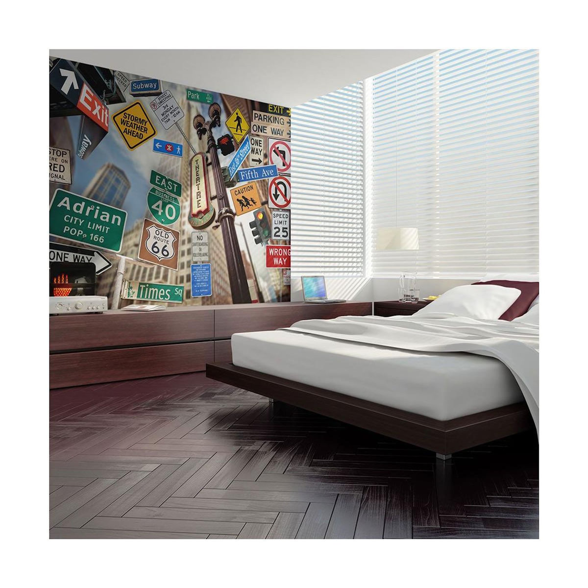 Paris Prix Papier Peint  New York Signposts