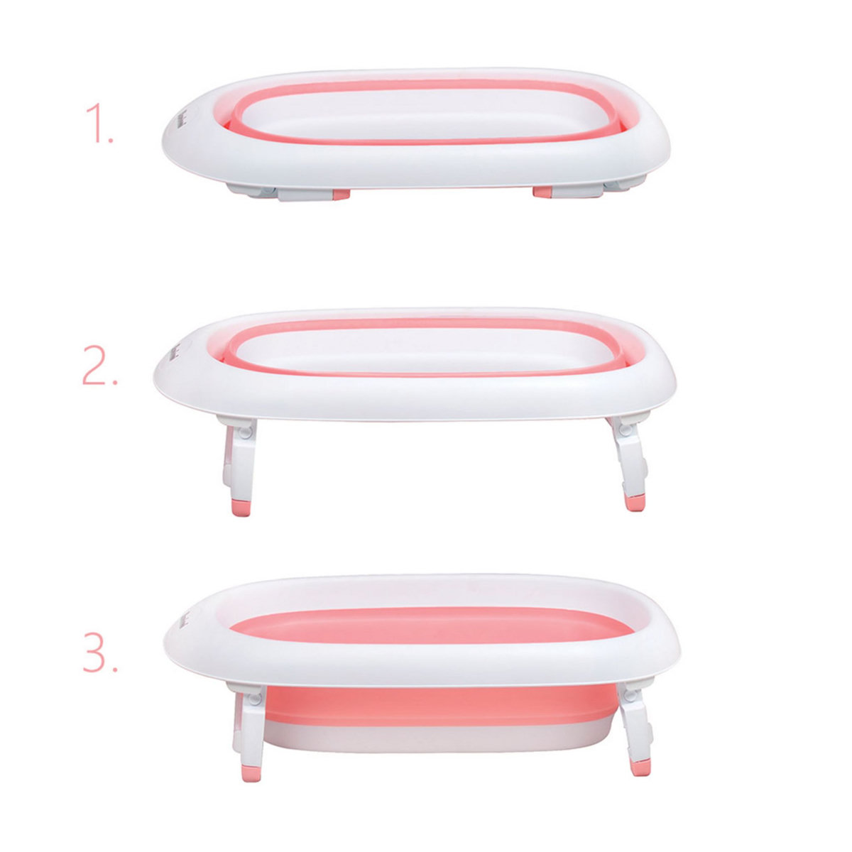 BANINNI Baignoire bébé compacte et design Tino