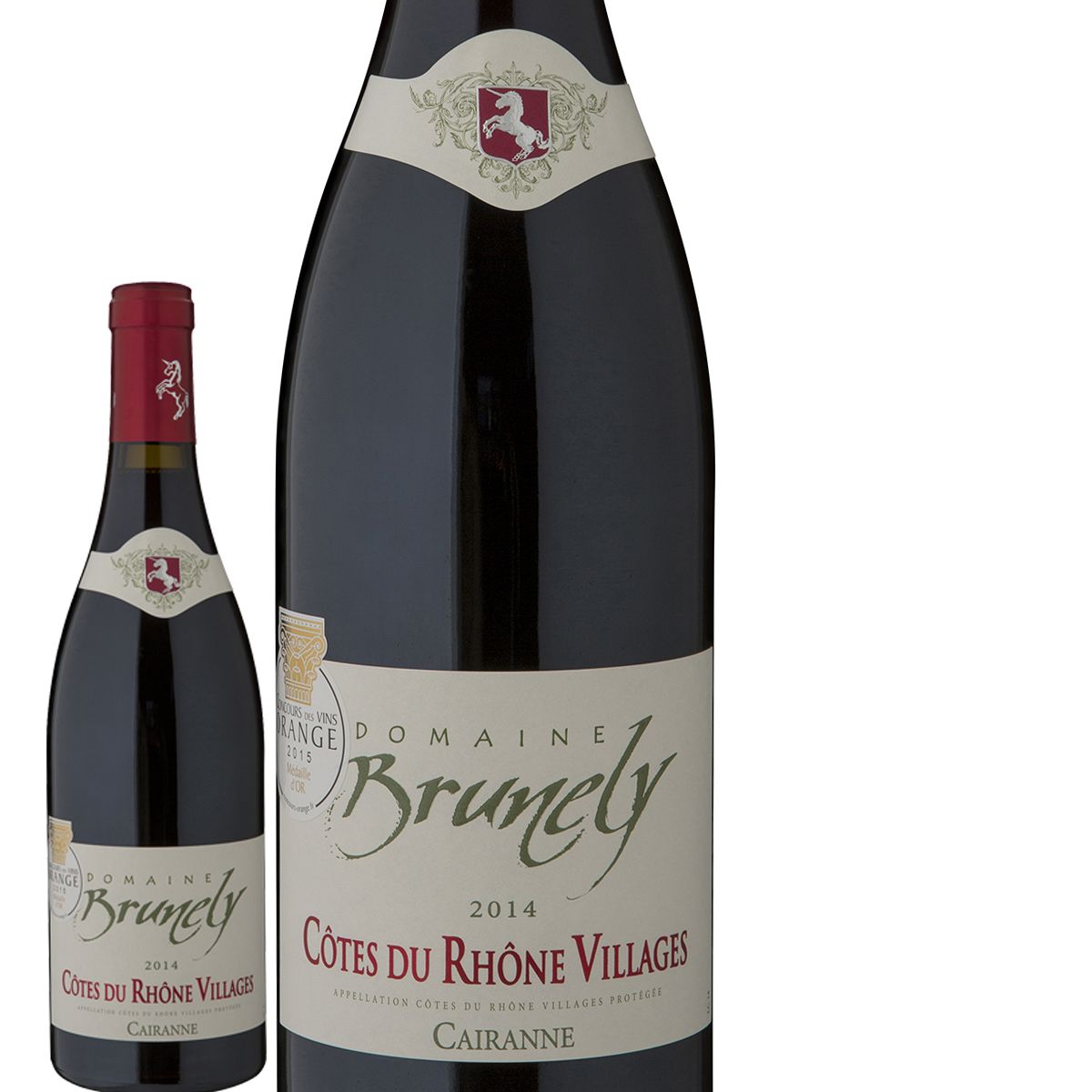 Domaine Brunely Côtes du Rhône Villages Cairanne Rouge 2014