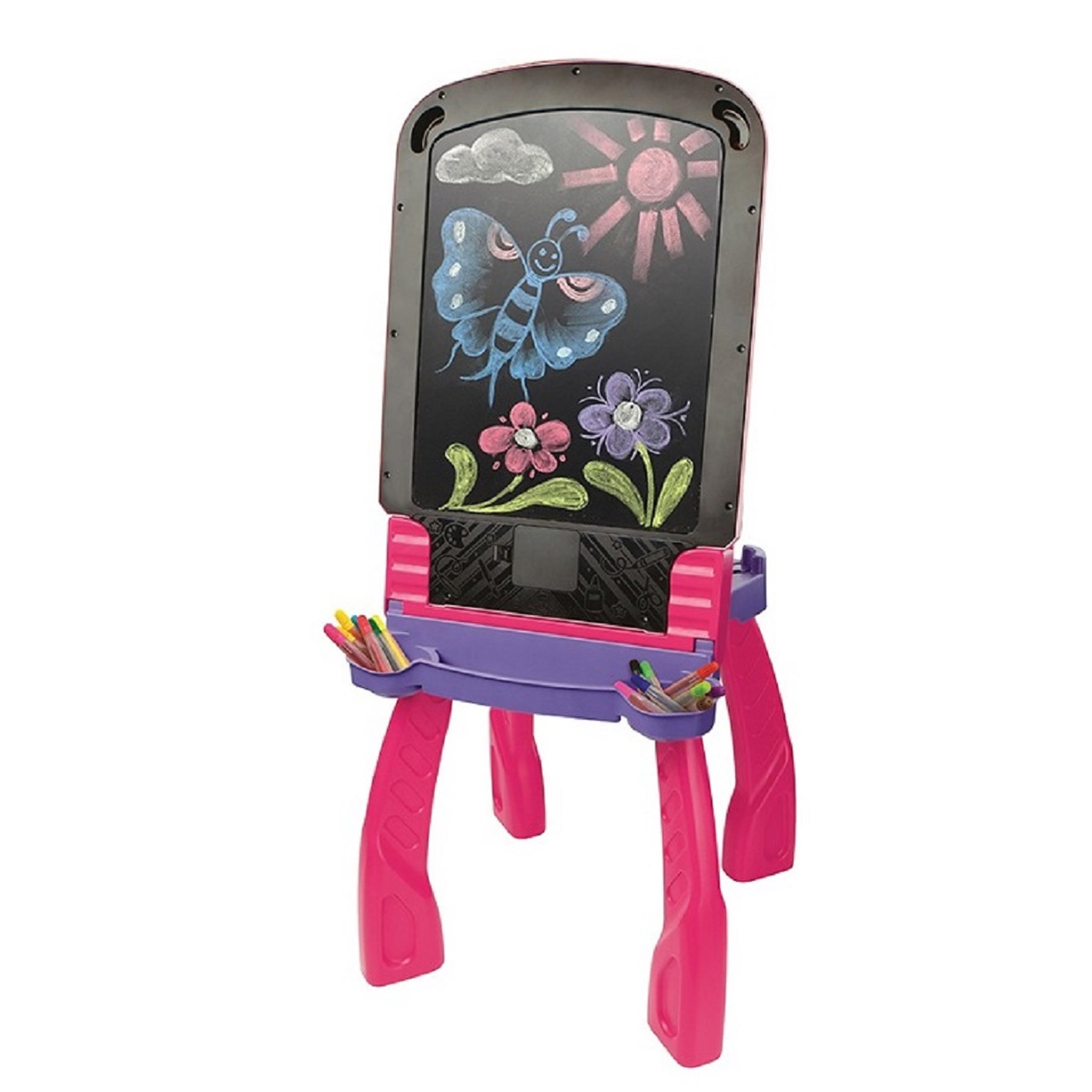 Voir la diapositive 3 : VTECH Magi chevalet interactif 3 en 1 rose 