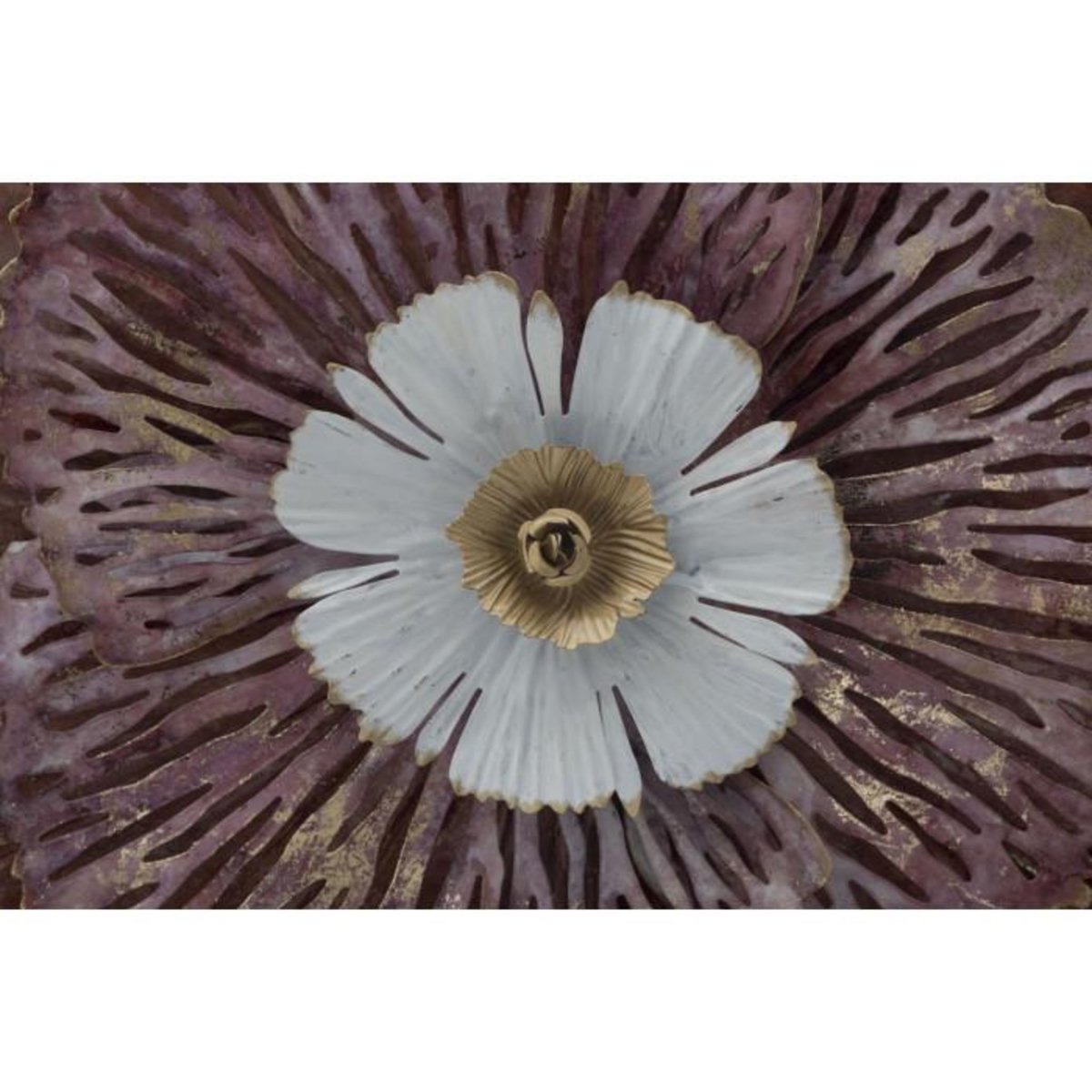 Paris Prix Décoration Murale en Métal  Bunga  73cm Multicolore