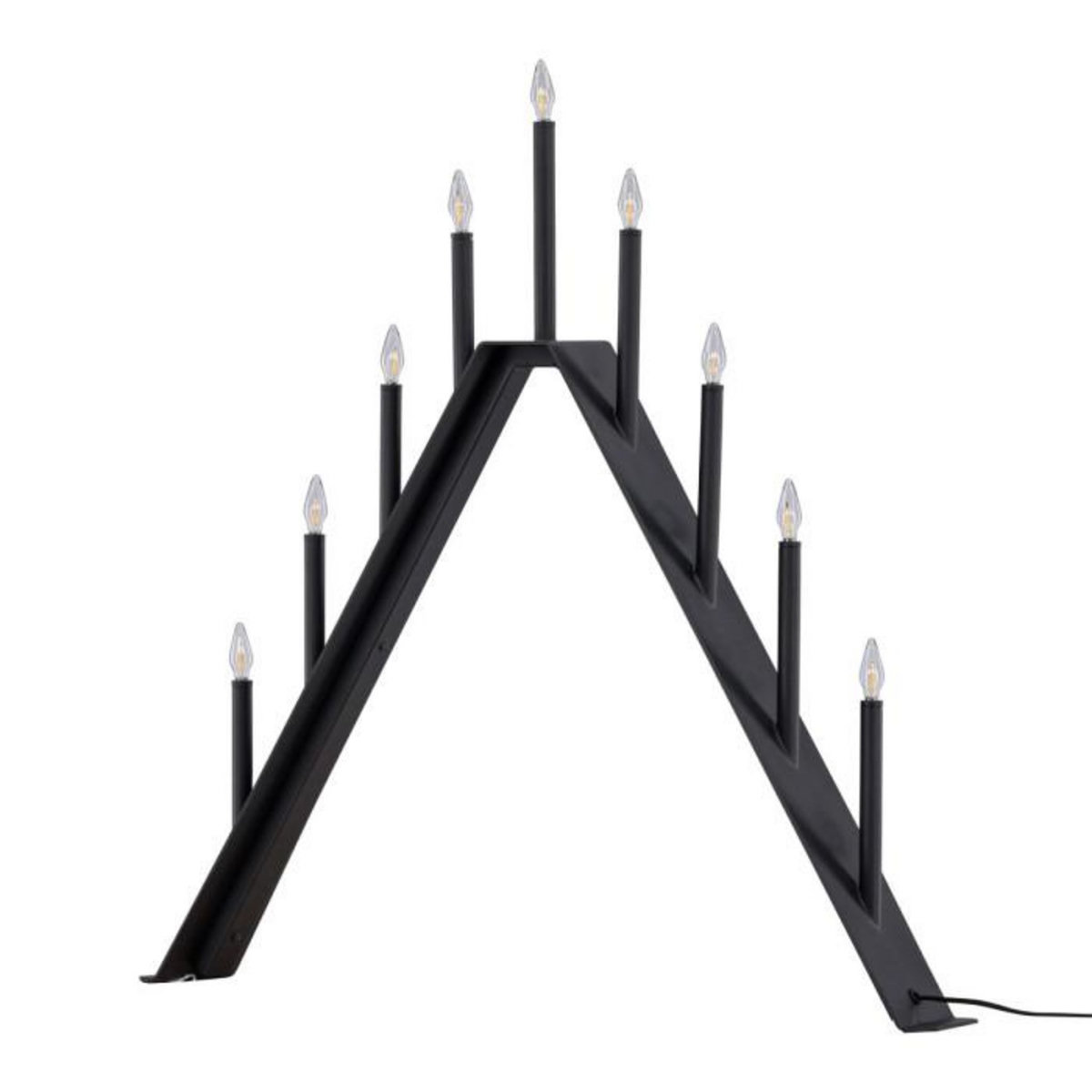 Paris Prix Lampe à Poser Bougeoir Déco  Are  64cm Noir