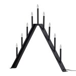 Paris Prix Lampe à Poser Bougeoir Déco  Are  64cm Noir