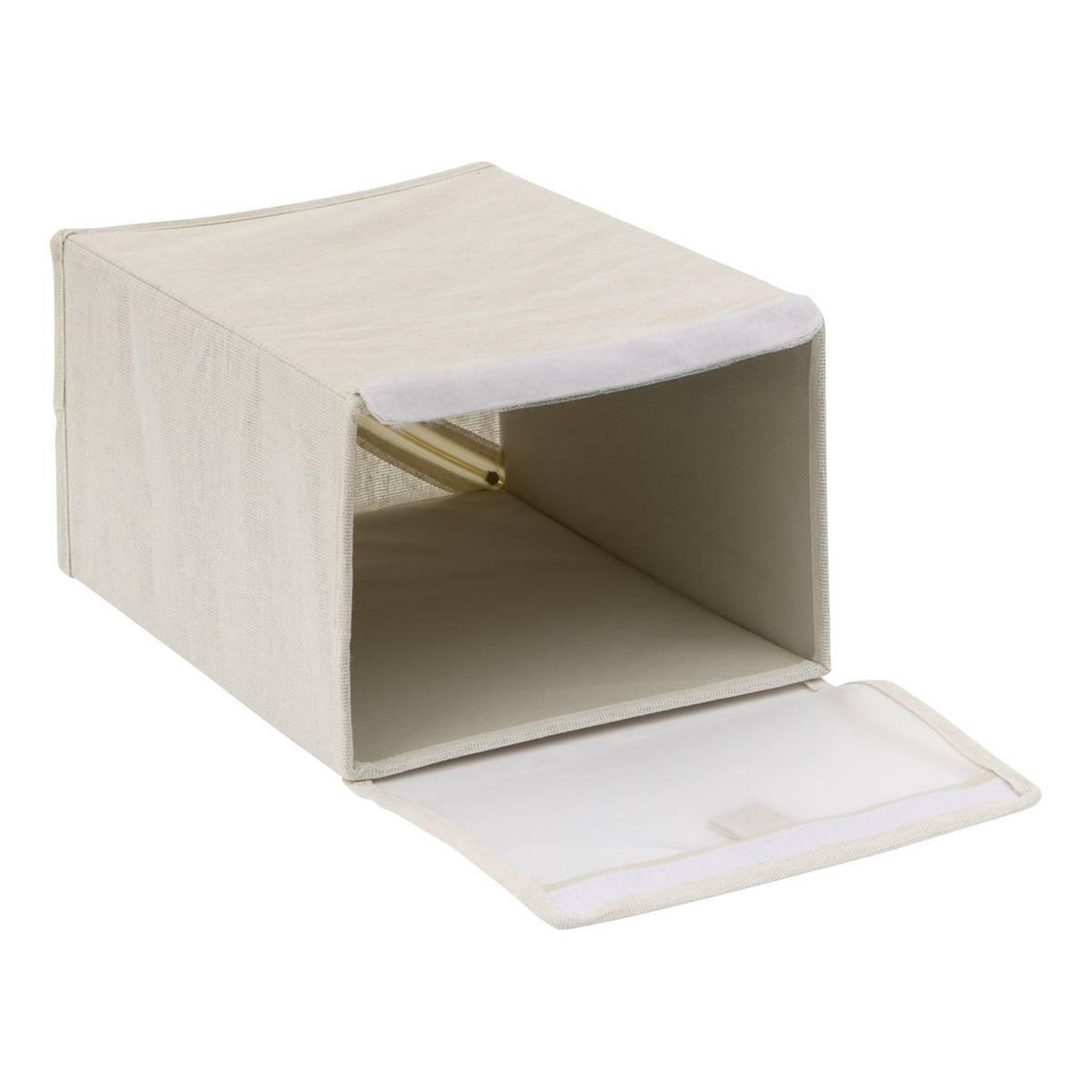 Voir la diapositive 3 : FIVE Lot de 2 Housses de Rangement Chaussures  Dressy  33cm Beige
