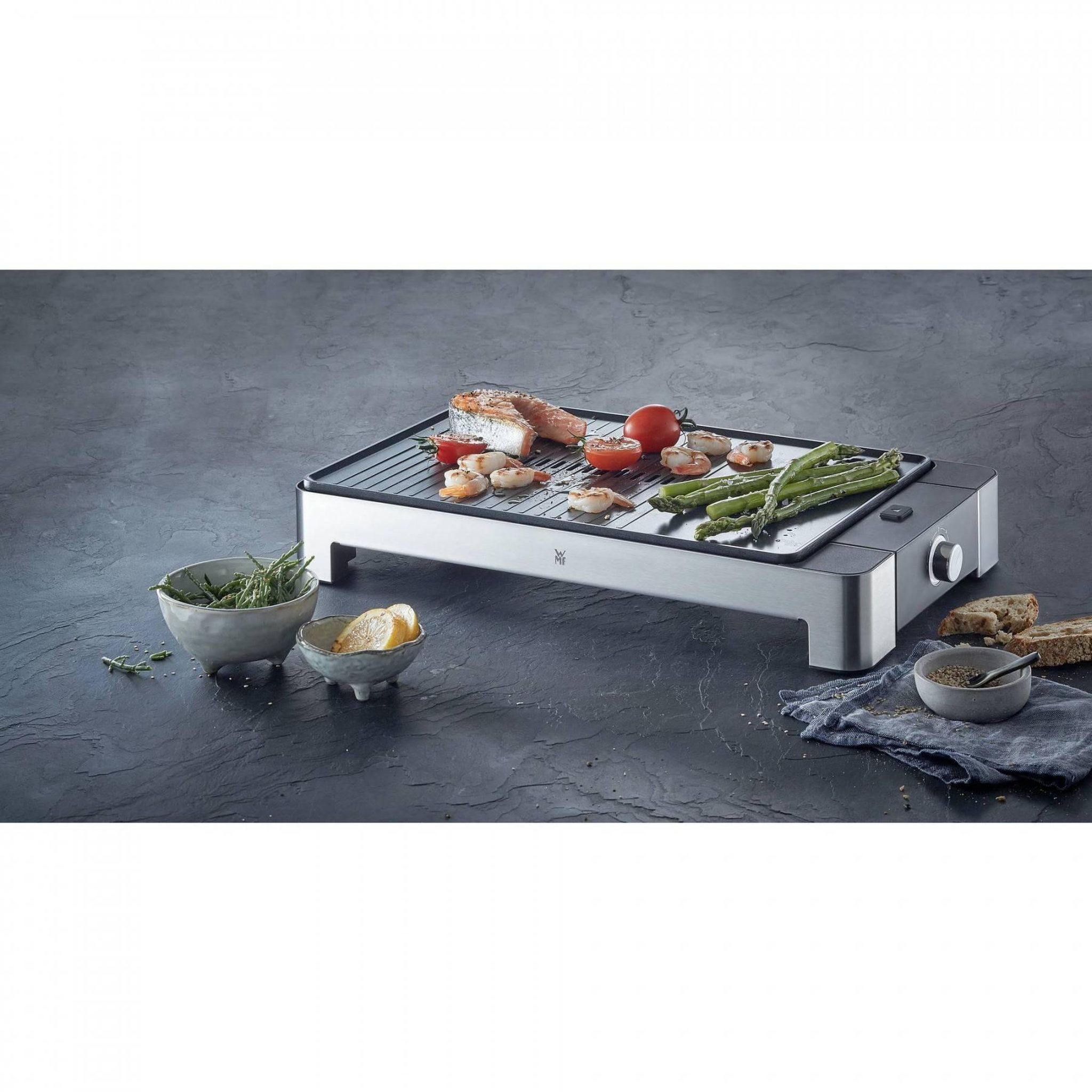 Voir la diapositive 3 : WMF Plancha gril électrique 2300w 27x41cm - 0415340011