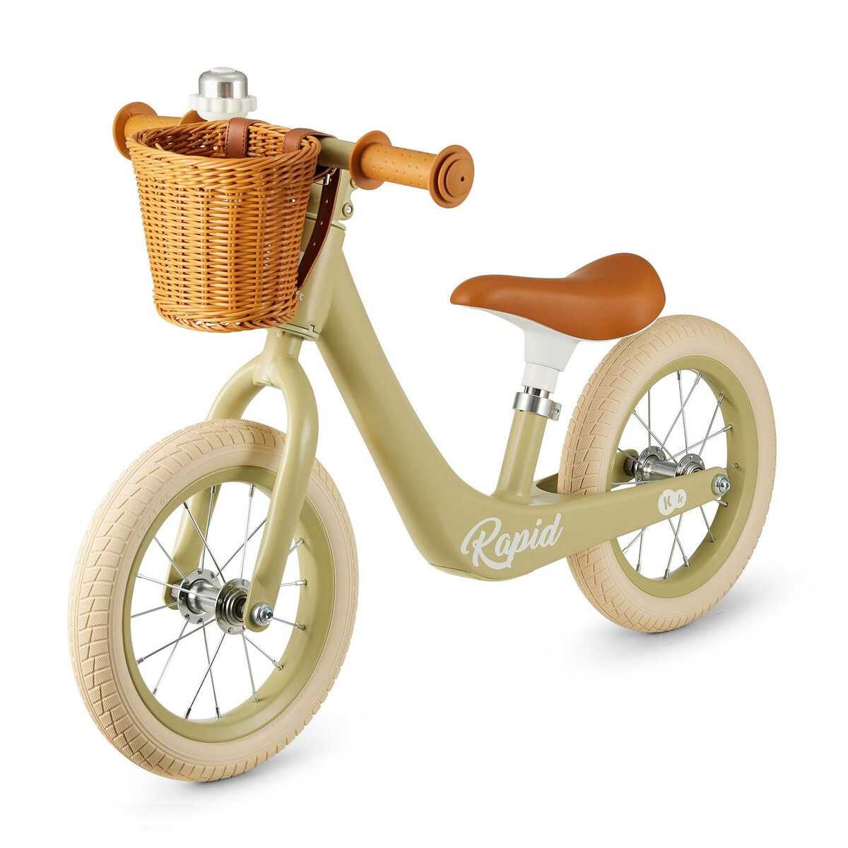KINDERKRAFT Draisienne rétro - vélo d'équilibre avec panier et clochette