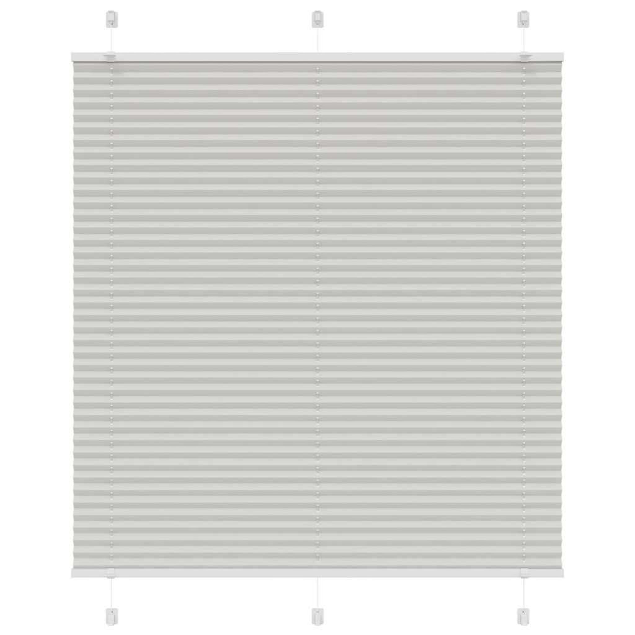 VIDAXL Store plisse gris clair 115x150cm largeur du tissu 114,4cm