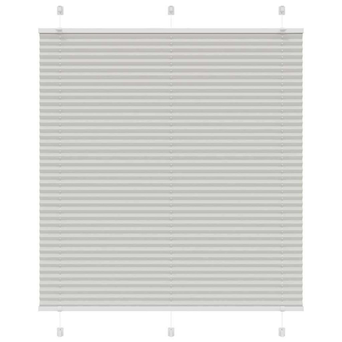 VIDAXL Store plisse gris clair 115x150cm largeur du tissu 114,4cm