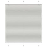 VIDAXL Store plisse gris clair 115x150cm largeur du tissu 114,4cm