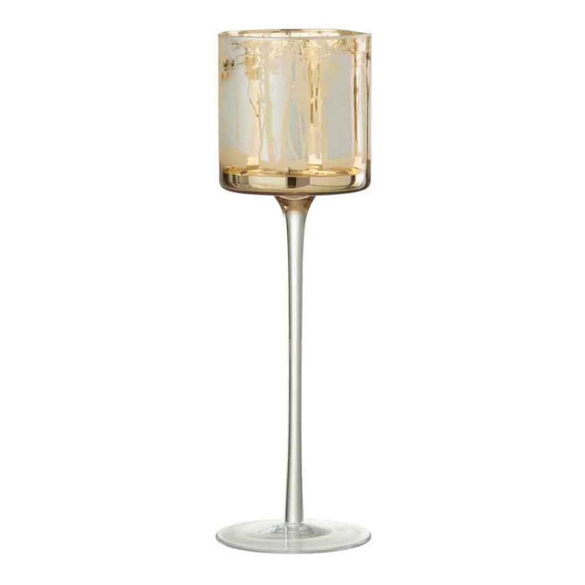 J-LINE Photophore sur Pied  Arbre  30cm Or