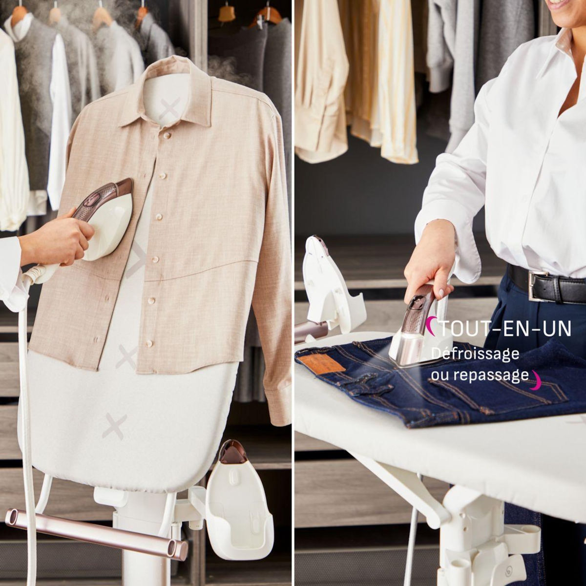 CALOR Défroisseur vapeur Ixeo Vision QT1811C0