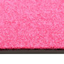 Voir la diapositive 5 : VIDAXL Paillasson lavable Rose 120x180 cm