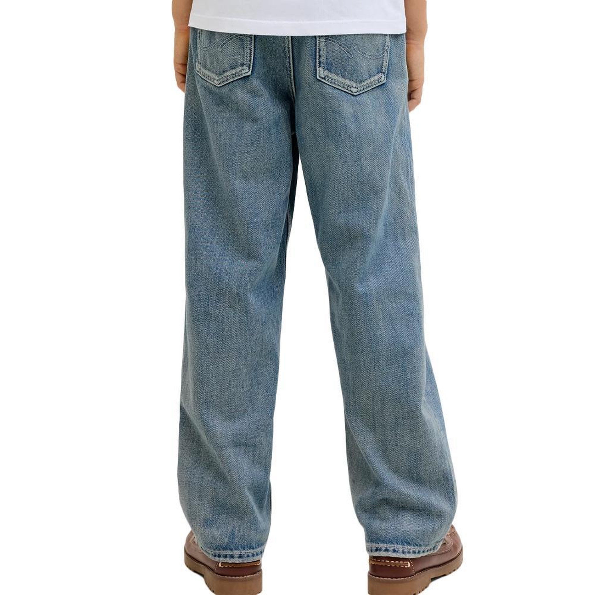 Voir la diapositive 3 : Jack & Jones Jean loose bleu délavé garçon jack & jones alex