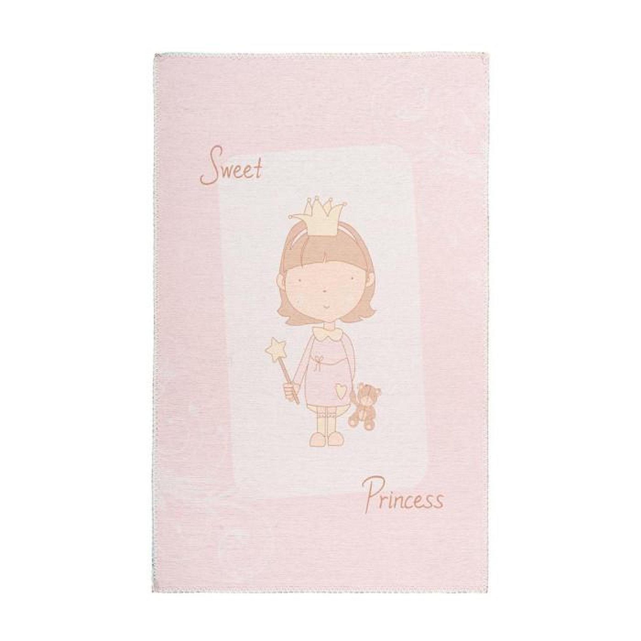 Paris Prix Tapis Enfant Imprimé  Bambini VI  Rose. Coloris disponibles : Rose