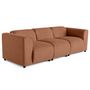 Voir la diapositive 2 : LISA DESIGN Suaro - canapé modulable 3 places en tissu texturé