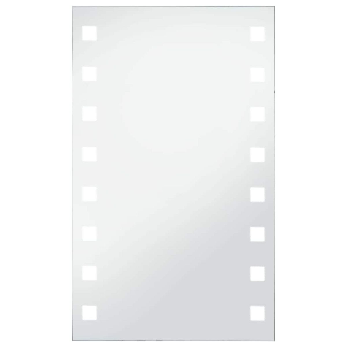 VIDAXL Miroir mural a LED pour salle de bains 60x100 cm