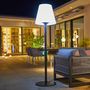 Voir la diapositive 2 : Lumisky Lampadaire ext filaire STANDY Blanc Polyéthylène H180CM