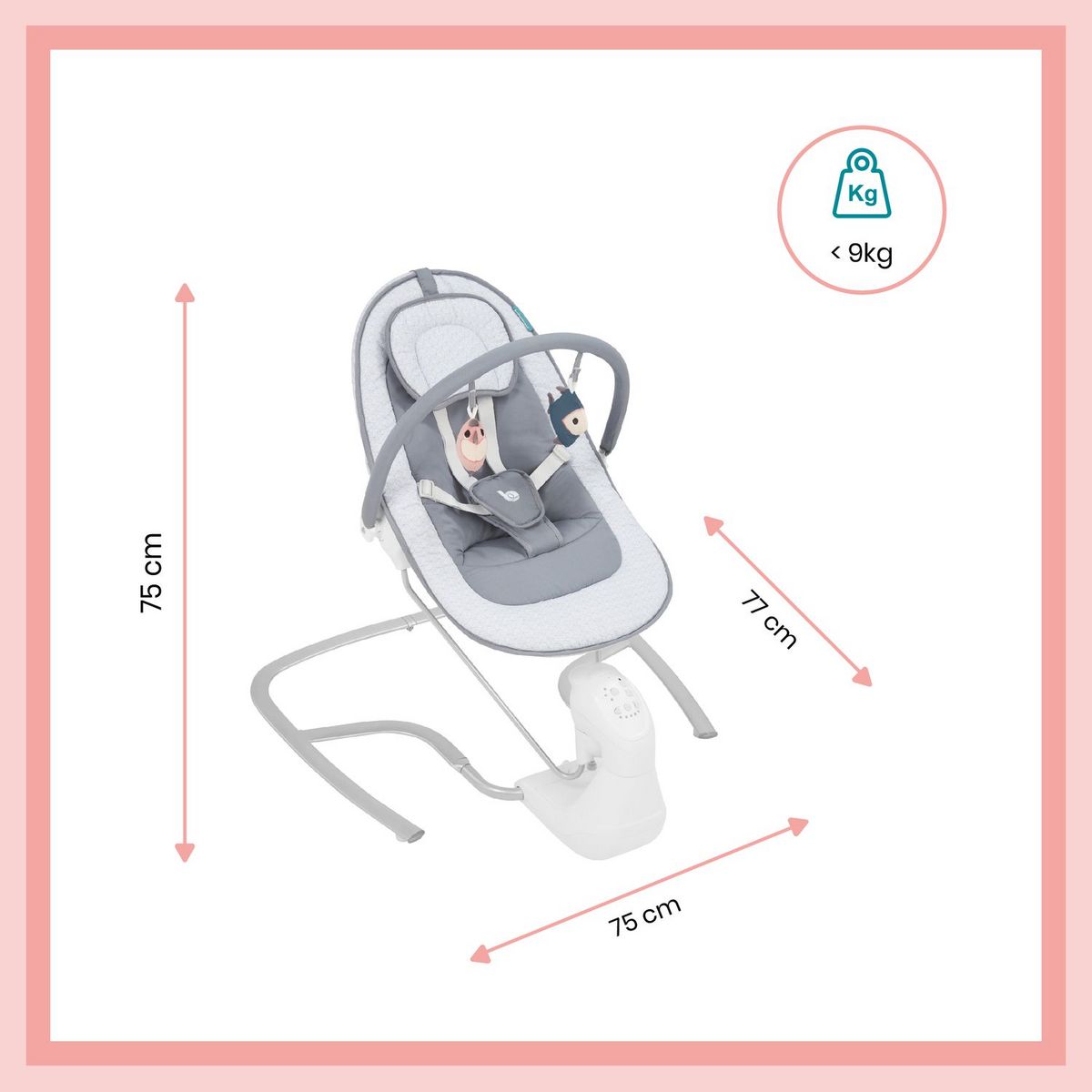 BABYMOOV Balancelle multifonctions Swoon Light 