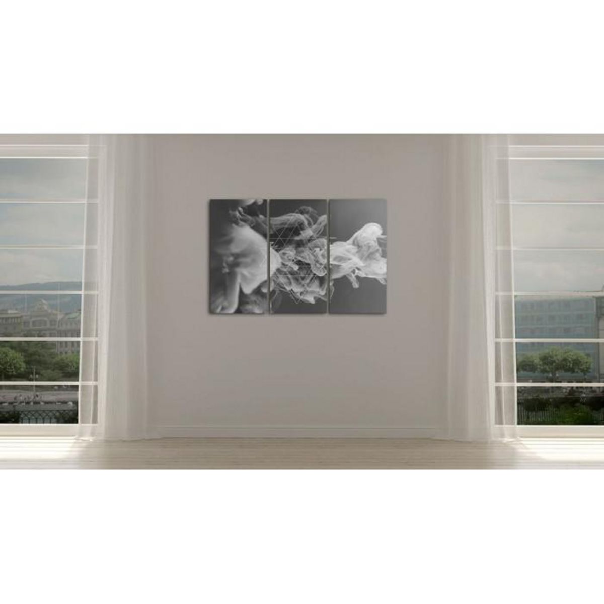 Paris Prix Tableau Imprimé  Fumée & Symétrie