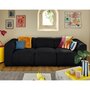 Voir la diapositive 1 : LISA DESIGN Suaro - canapé modulable 3 places en tissu texturé