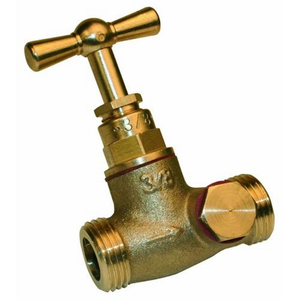 CENTRALE BRICO Robinet d'arrêt à clapet, mâle / mâle 12 x 17 mm 12 x 17 mm