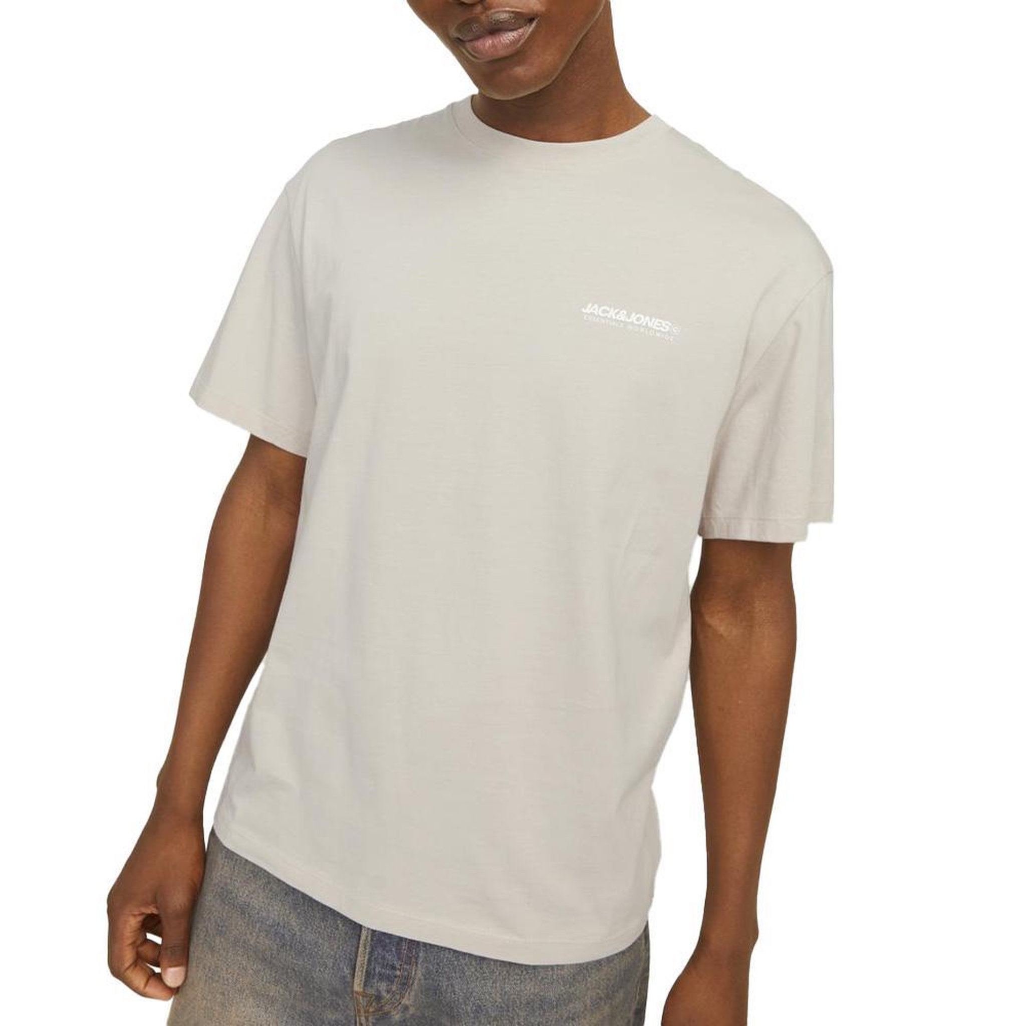 Jack & Jones T-Shirt Beige Homme Jack & Jones Whislington. Coloris disponibles : Beige