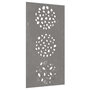 Voir la diapositive 3 : VIDAXL Decoration murale jardin 105x55 cm acier corten design feuille