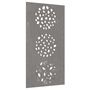 Voir la diapositive 3 : VIDAXL Decoration murale jardin 105x55 cm acier corten design feuille