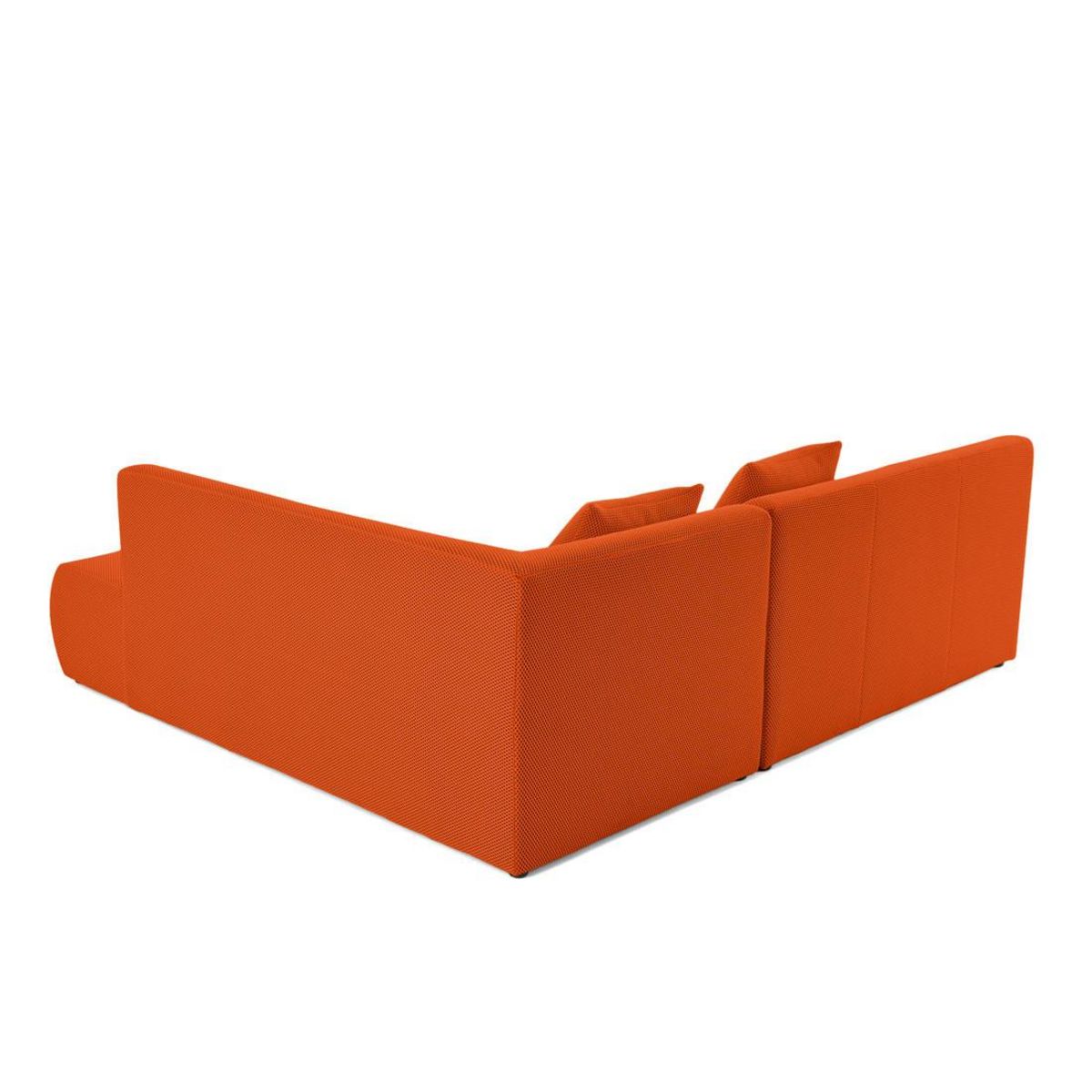 LISA DESIGN Onyx - canapé modulable d'angle droit 5 places - en tissu mailles 3d